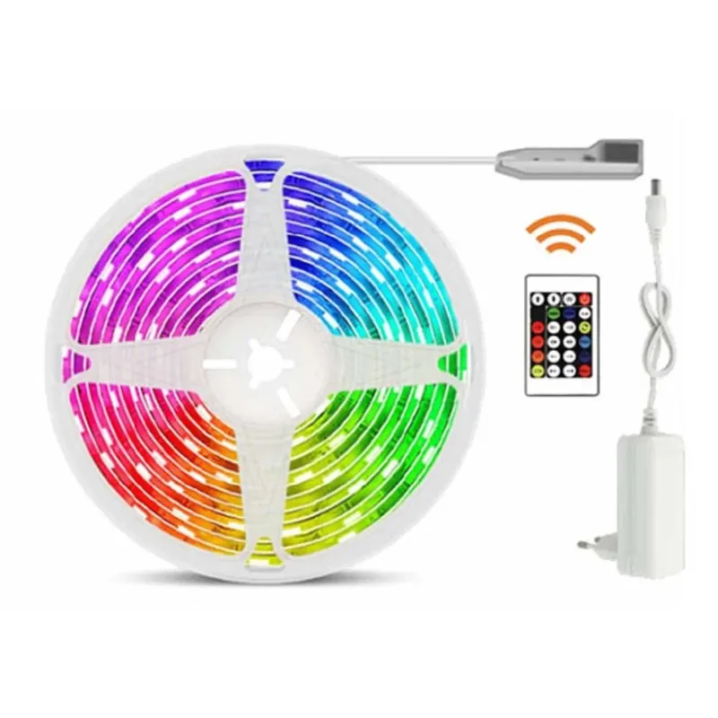 Superprijs Striscia a led RGB 90 led 12 watt bianco music