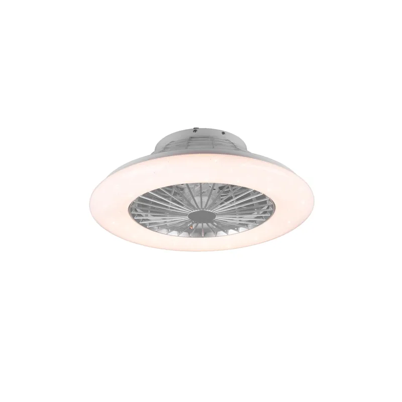 Plafoniera LED con ventilatore Stralsund RGB Ø 50 cm Superprijs
