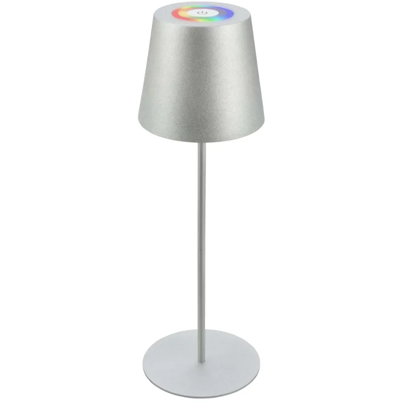 Lampada da tavolo LED Kiki 200 lm bianco caldo H 36 cm cromo opaco Hete Deal