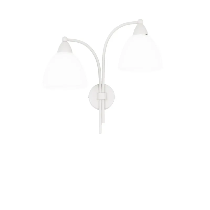 Goedkoop Applique Fiesso 2 luci 35x25 cm bianco opaco