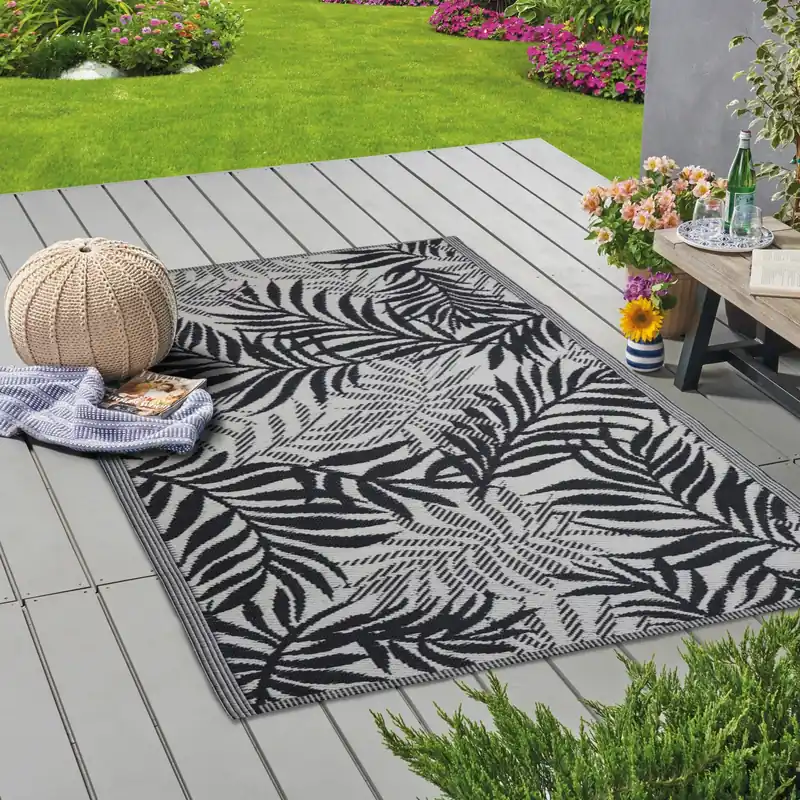 Speciale Aanbieding Tappeto in polipropilene Summer foglie 120x180 cm