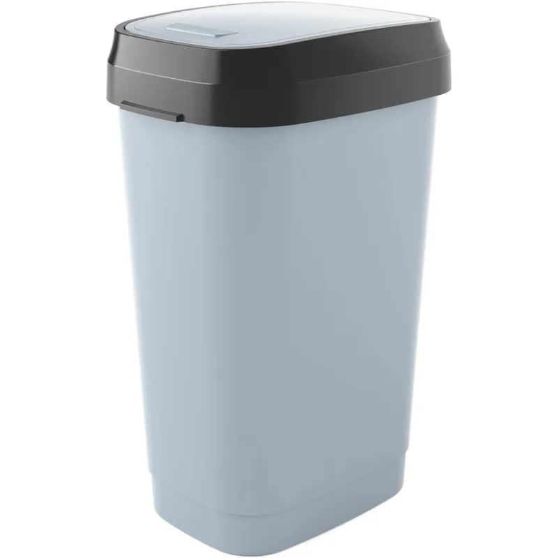 Nieuw Pattumiera KIS Dual Swing Bin L 50 l grigio