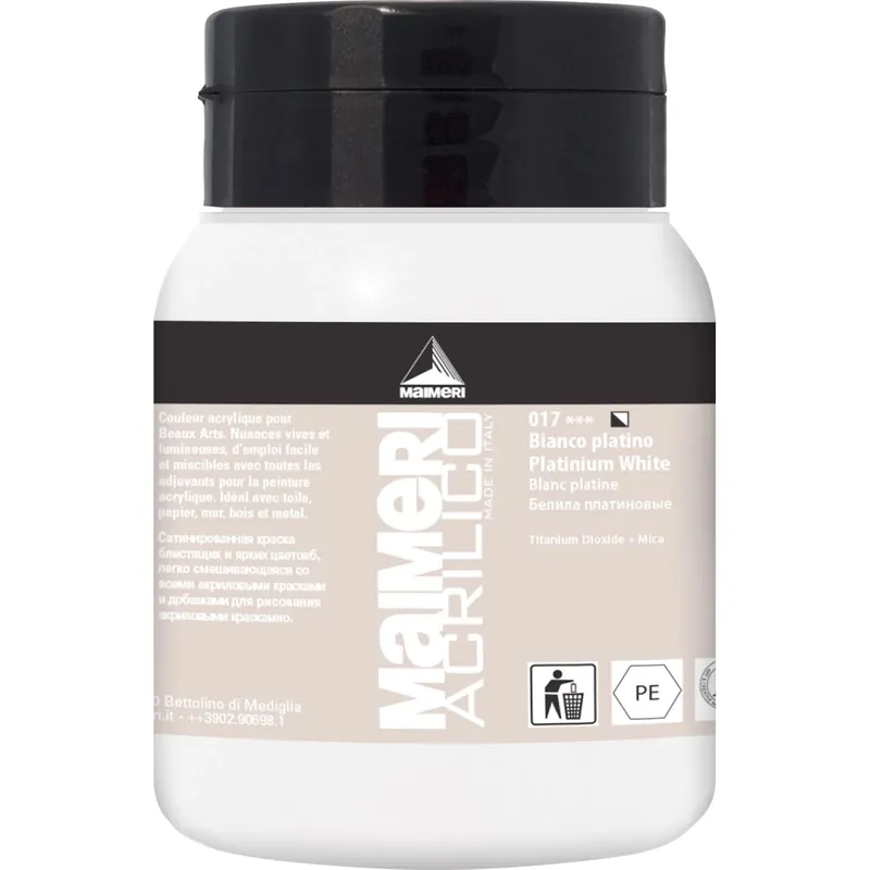 Acrilico bianco platino 500 ml Must-Have