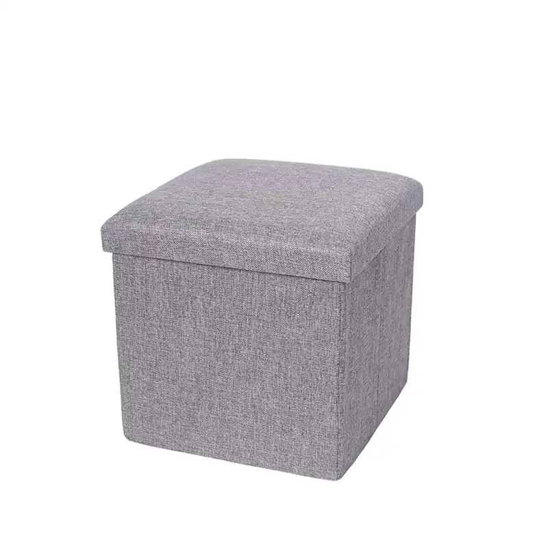Beste Prijs Pouf contenitore pieghevole 38x38xH36 cm grigio
