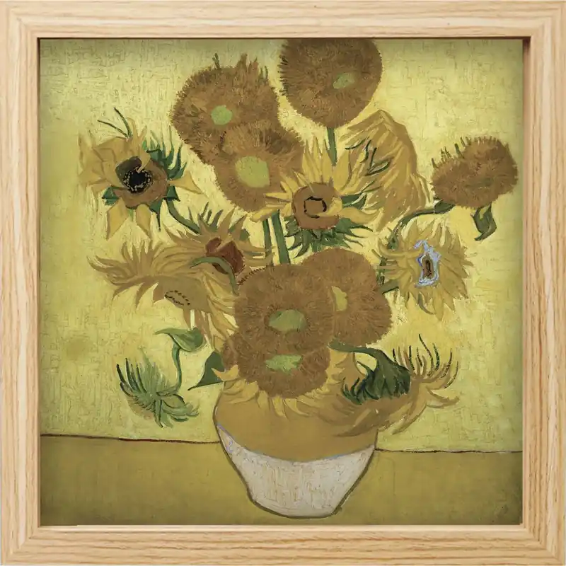 Stampa Incorniciata Van Gogh Sunflowers Beperkt Aanbod