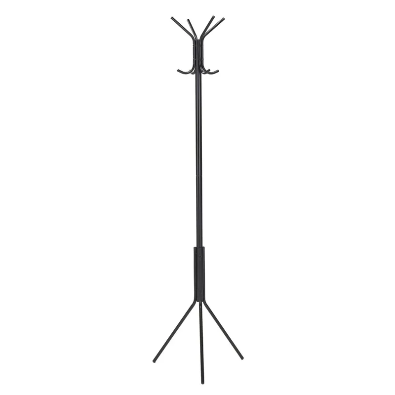 Premium Portabiti a piantana Americano nero 174x44x44 cm