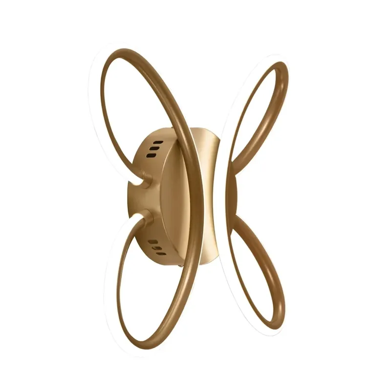 Veilige Betaling Applique LED Fiore 1750 lm CCT 32x30 cm champagne