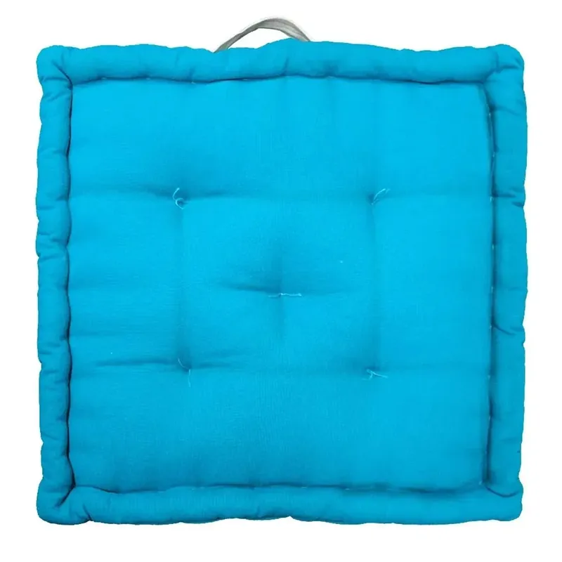 Koop Vandaag Cuscino da pavimento blu 45x45x10 cm