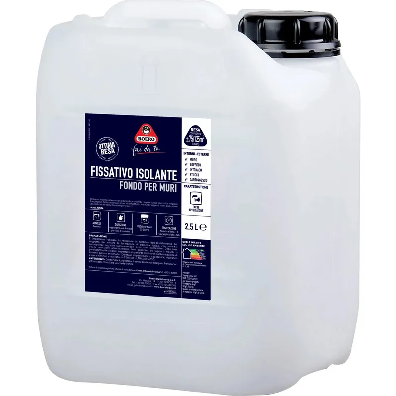 Fissativo isolante per muri 2,5 lt Boero Beperkte Voorraad