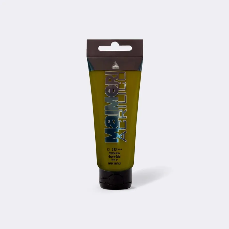 Actieprijs Colore acrilico verde oro 75 ml