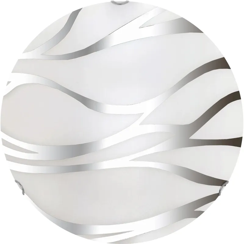 Plafoniera Sonny 2 luci 40x7 cm cromo Shop Nu