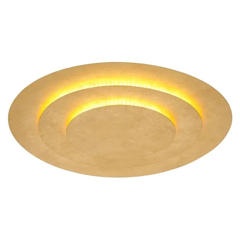 Nu Kopen Plafoniera LED Heda 4200 lm bianco caldo Ø 49 cm oro