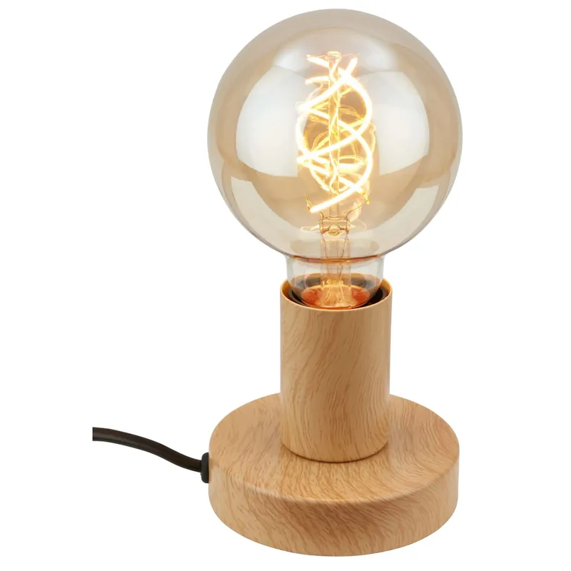 Beste Prijs Lampada da tavolo Teepu Ø 10 cm legno
