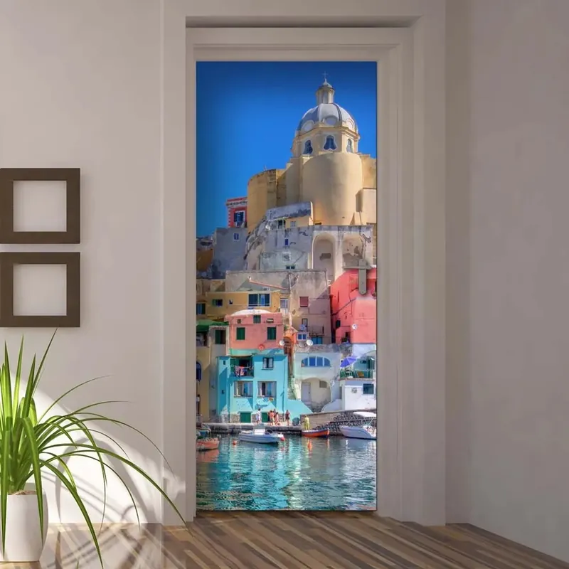 Decorazione Autoadesiva per porta Procida 210x83 cm Dagaanbieding