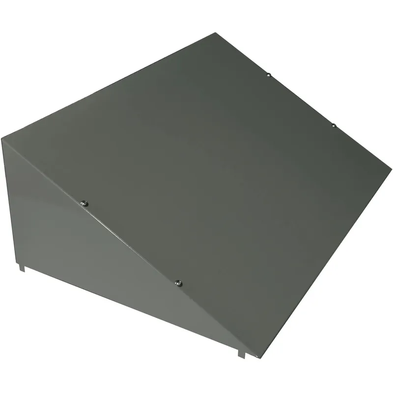 Tettuccio inclinato per spogliatoio 60x40x19cm grigio Betrouwbaar