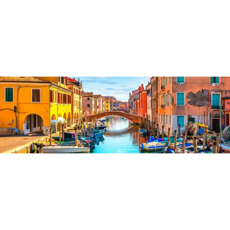 Beste Prijs Canvas stampato su tela veduta di Burano 40x120 cm