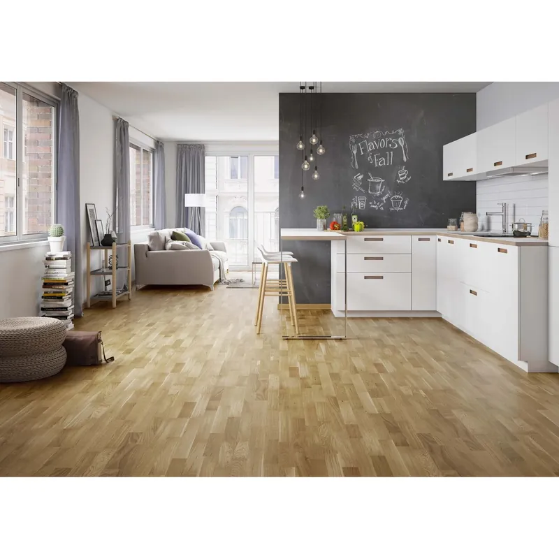 Parquet naturale laccato sp 10 mm 2,03 mq rovere naturale Exclusieve Aanbieding