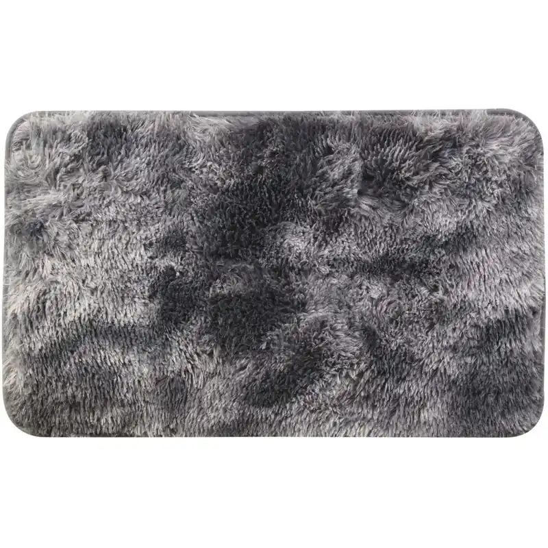 Hoge Kwaliteit Tappeto pelo lungo Furry in poliestere 100% 60x90 cm grigio fumo