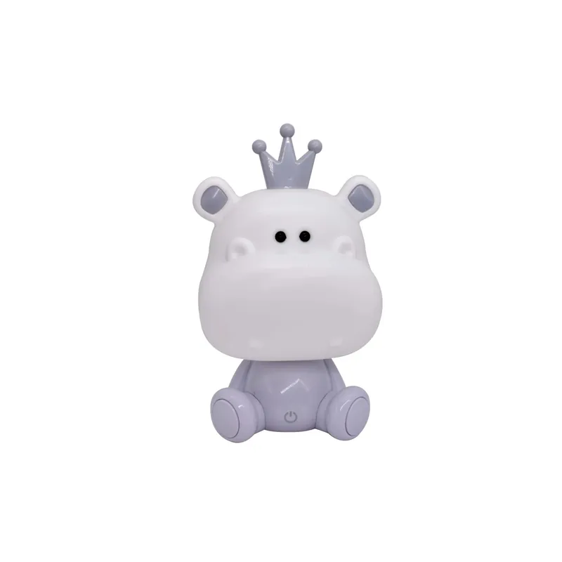 Direct Beschikbaar Lampada da tavolo decorativa LED Hippo Animalight