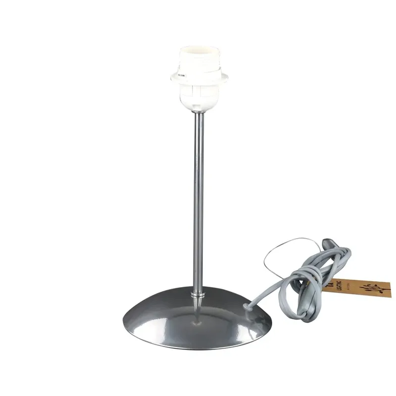 Rechtstreeks Van De Fabrikant Base per lampada da tavolo 1xE27 210x130x130 mm argento