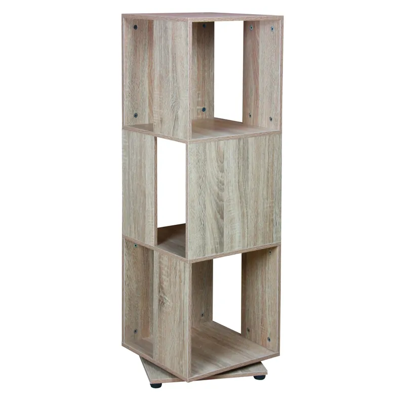 Hete Deal Mobile in pannello truciolare con base rotante 34x34xH108 cm sonoma