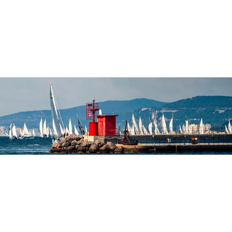 Canvas stampato su tela Regata Barcolana 40x120 cm Betrouwbaar