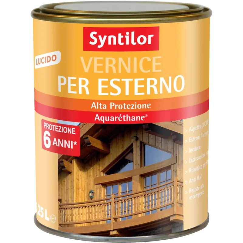 Beperkt Aanbod Vernice per esterno effetto lucido rovere chiaro 250 ml