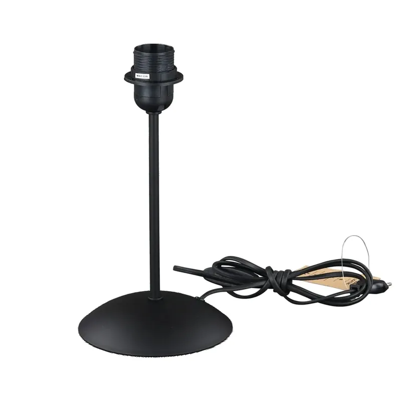 Hoge Kwaliteit Base per lampada da tavolo 1xE27 210x130x130 mm nero