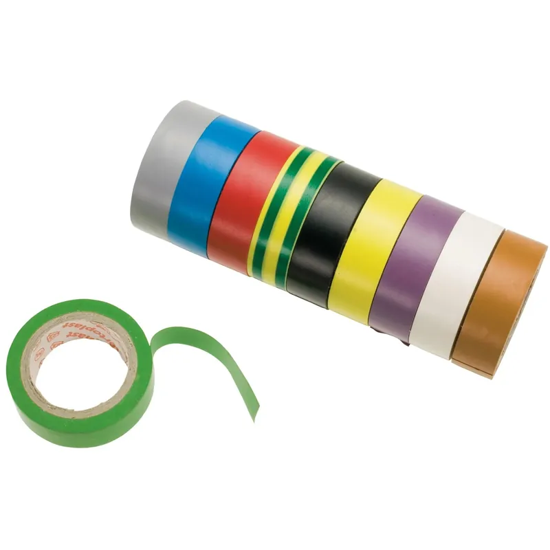 Meest Verkocht Nastro isolante LUX-TOOLS 12 mm x 3,3 m multicolore 10 pz