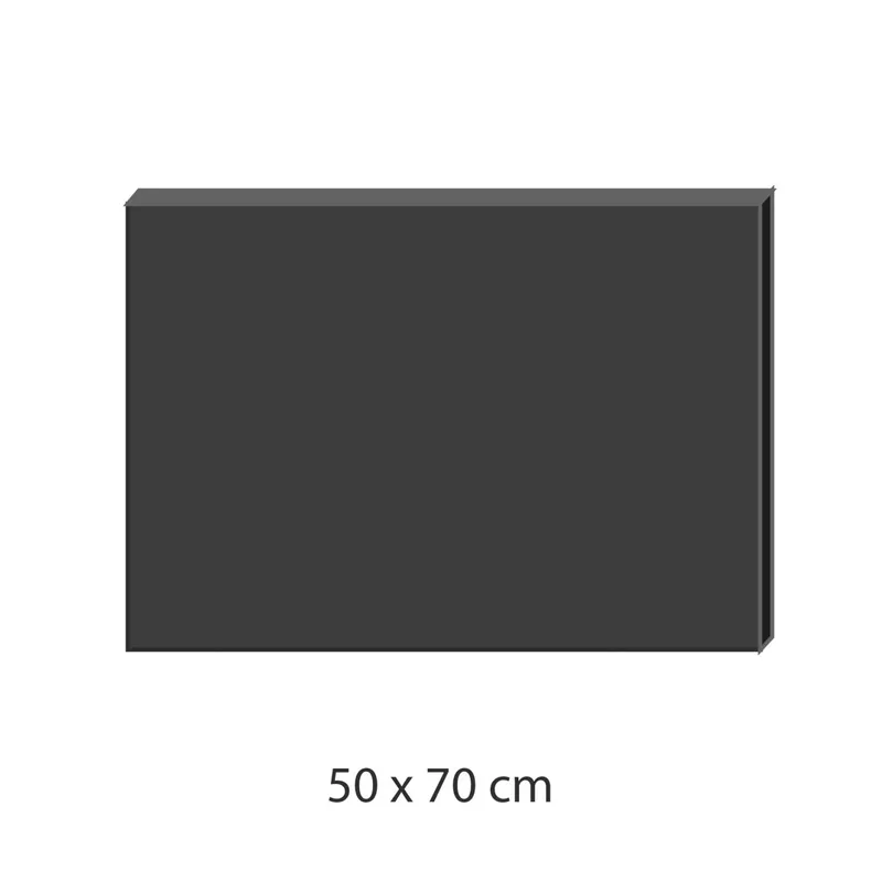 Speciale Aanbieding Tela a spalmatura nera 50x70 cm
