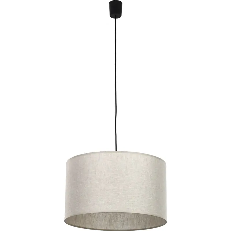 Dagaanbieding Lampadario a sospensione E27 lino 120x45x45 cm