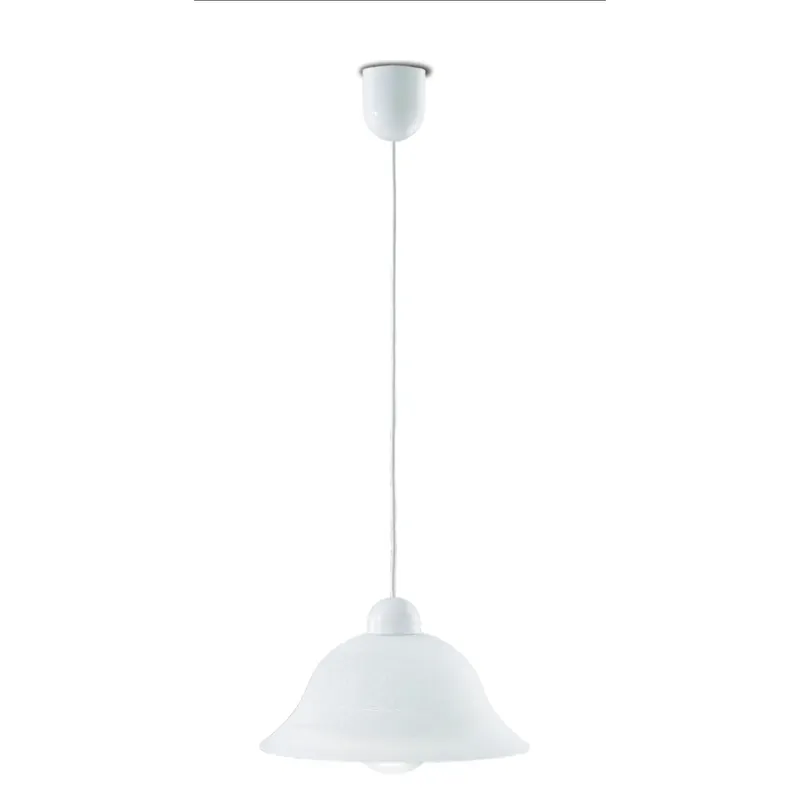Lampada a sospensione 700 d. 31 alabastro bianco 1xE27 Finale Uitverkoop