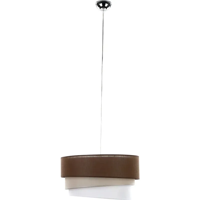 Lampadario a sospensione Trieste E27 marrone 120x45x45 cm Direct Verzonden