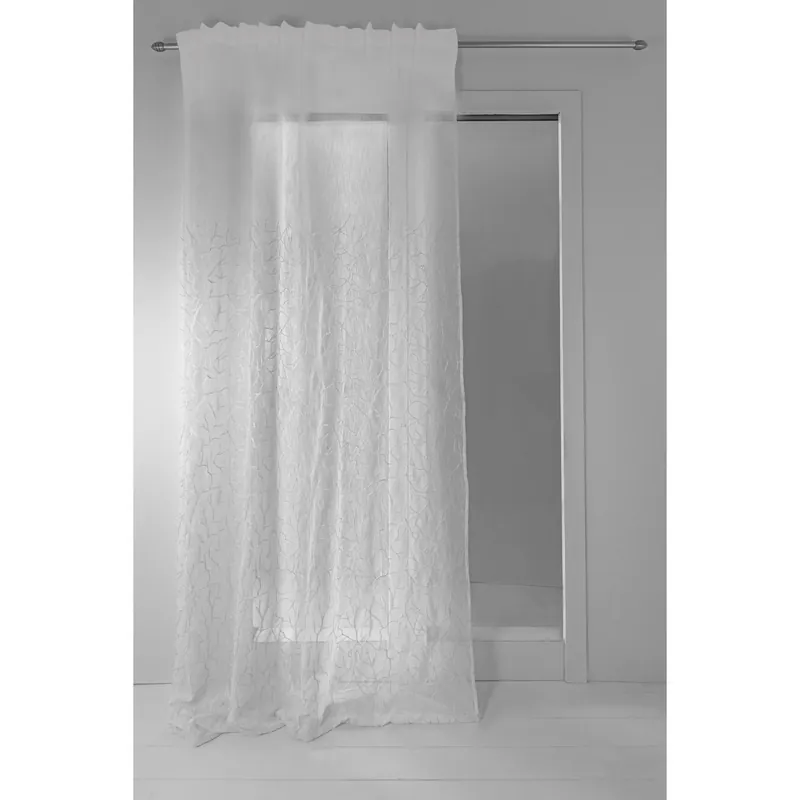 Tenda arredo Leaves L 140 x H 290 cm argento Gereduceerde Prijs