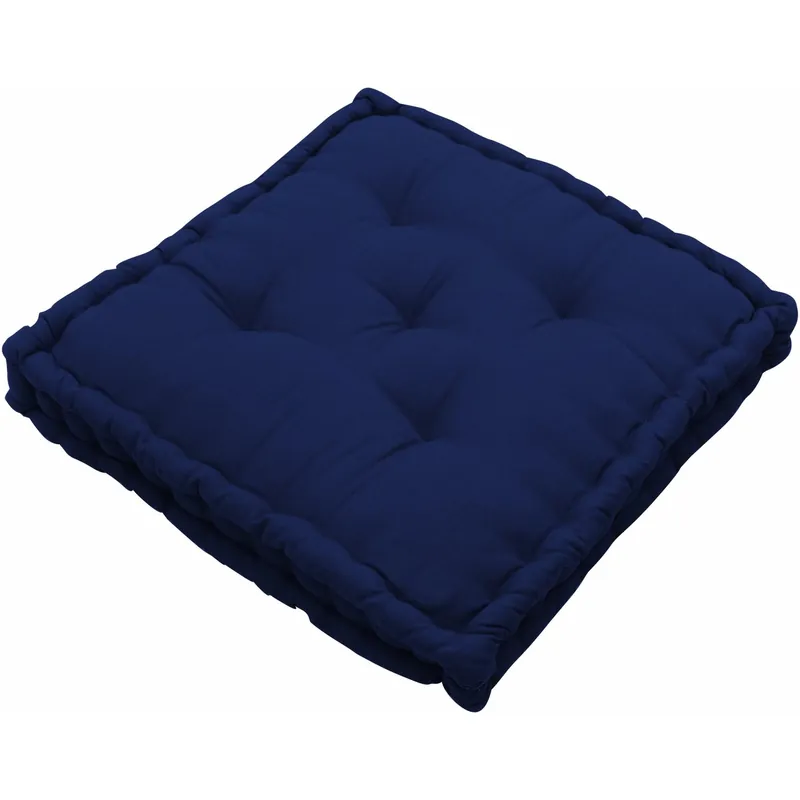Express Levering Cuscino da pavimento Futon colore blu 60x60 cm
