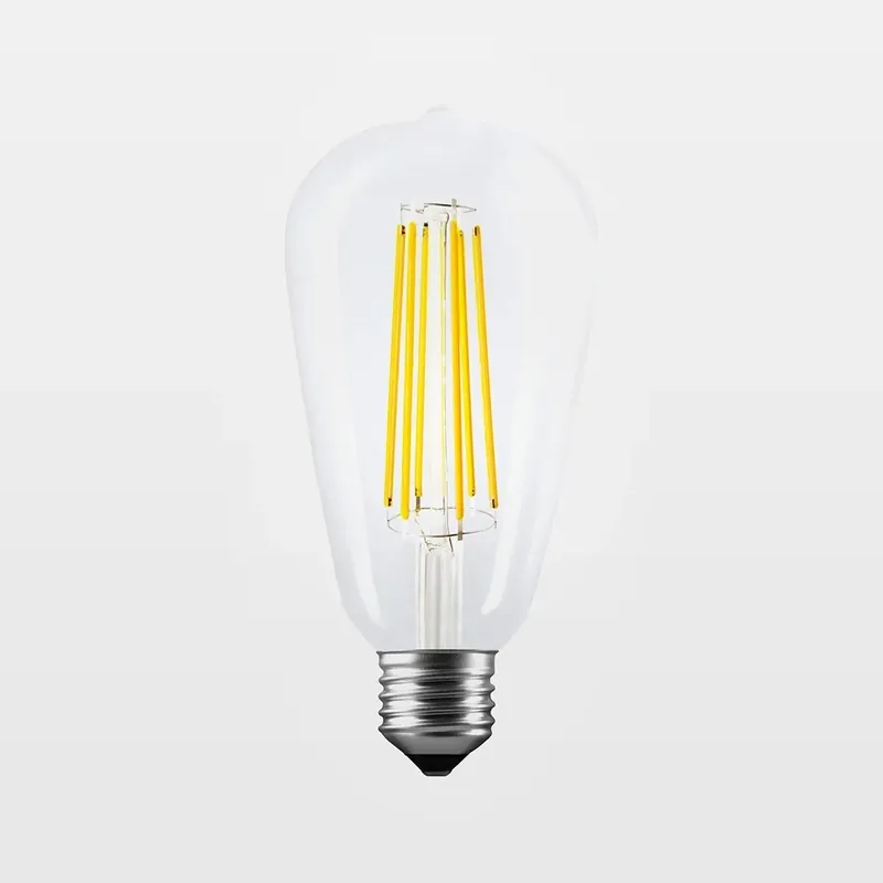 Lampadina LED filamento edison clear E27 8W 960 lumens Premium