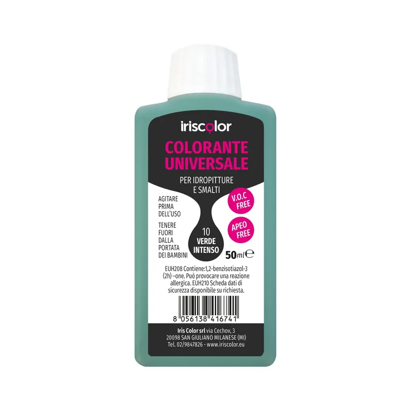 Colorante universale verde intenso 50 ml Gecertificeerd