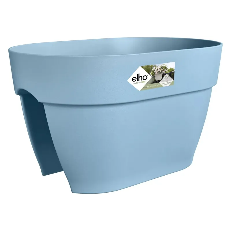 Balconiera Vibia Flower Bridge blu in plastica Ø 26 cm Weekendaanbieding