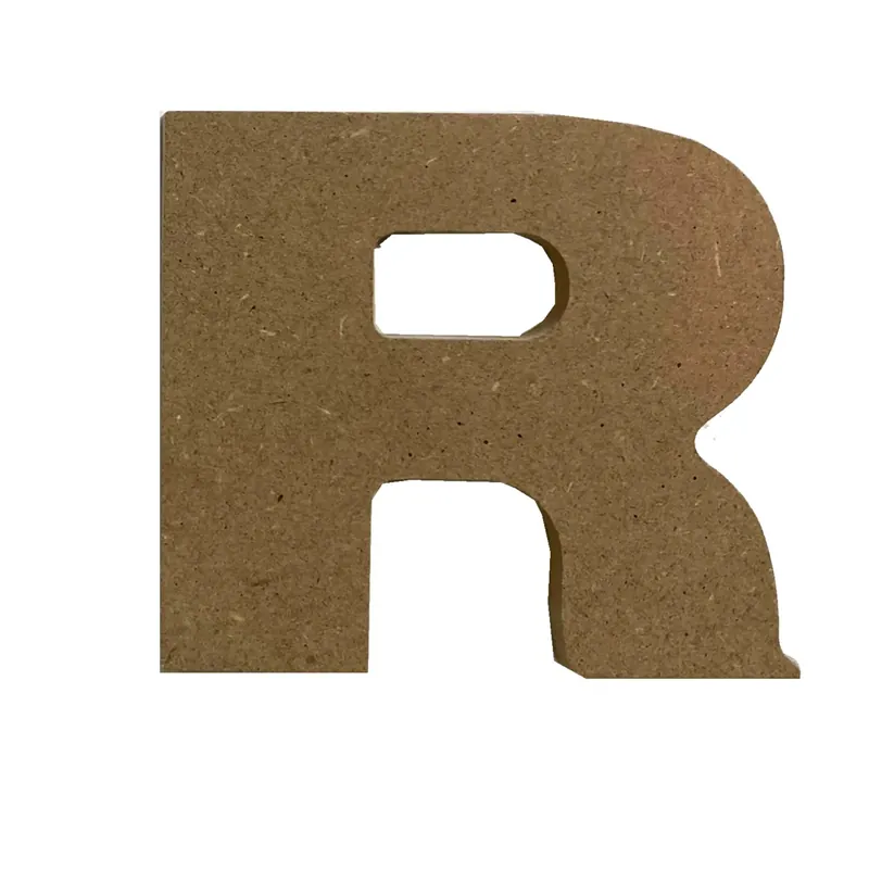 Beperkt Aanbod Lettera R h12 cm in MDF
