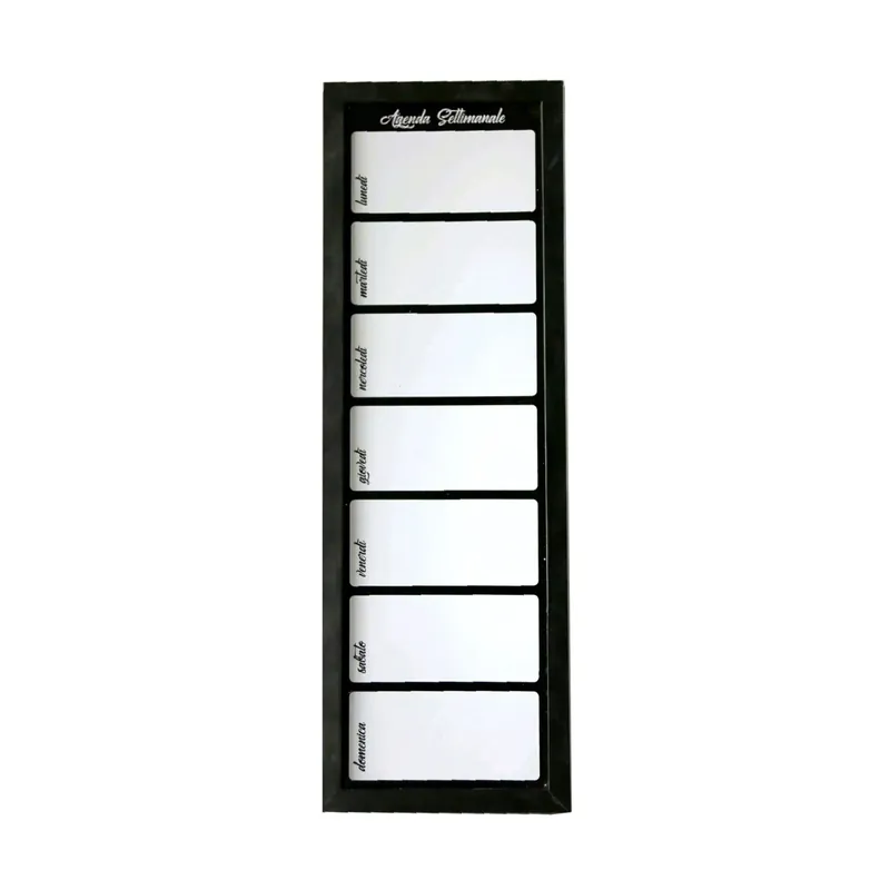 Direct Beschikbaar Lavagna magnetica settimanale 20x60 cm