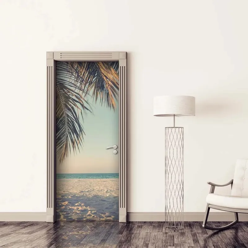 Decorazione Autoadesiva per porta Enjoy 210x83 cm Weekendaanbieding