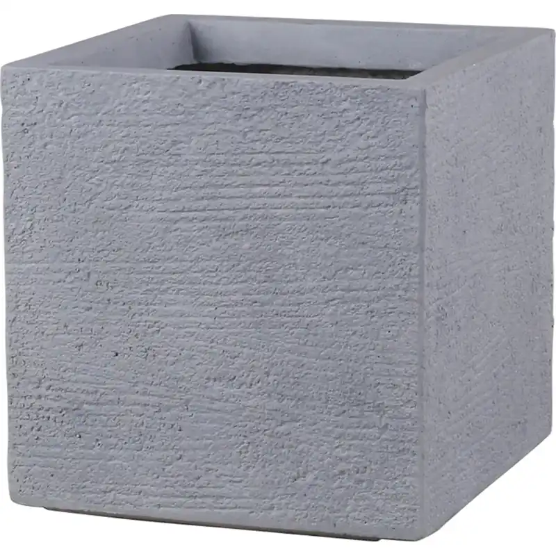 Hete Deal Vaso quadro Concrete grigio 25 cm