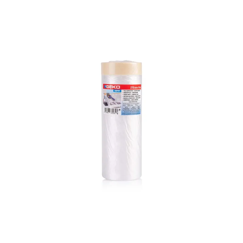 Bobina nastro adesivo e telo copertura HDPE 270 cm x 16 m Merkproduct