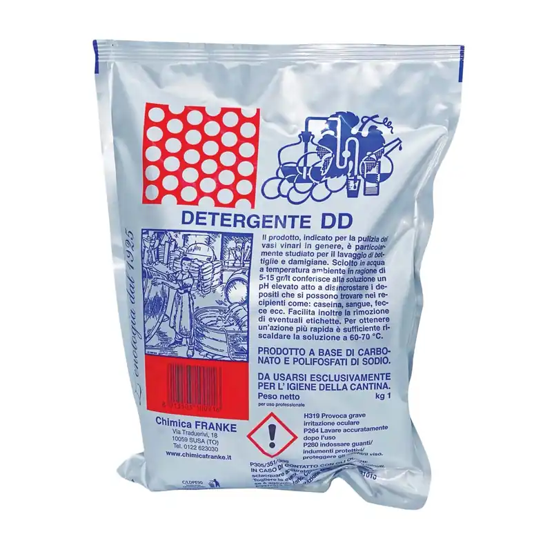 Uitverkoop Detergente in polvere per bottiglie e damigiane 1 kg