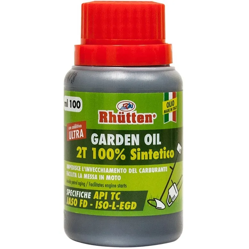 Premium Olio garden Rhutten sintetico 2T ultra 100 ml