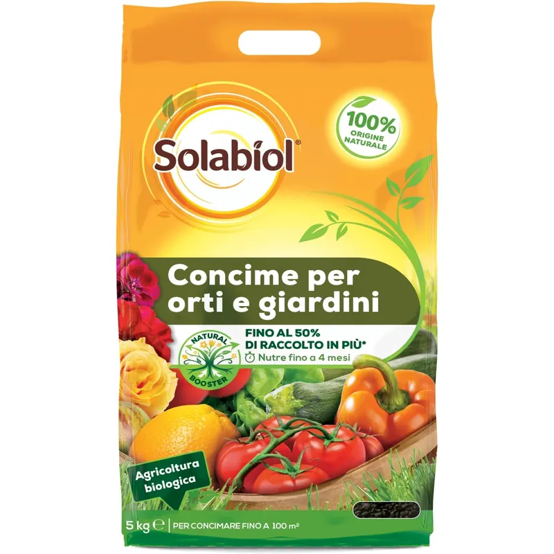 Concime granulare Solabiol per orto e giardino 5 kg Merkproduct