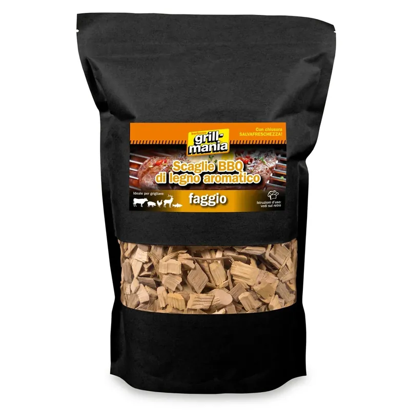 Sacchetto scaglie di legno aromatico faggio 500 g Laatste Versie
