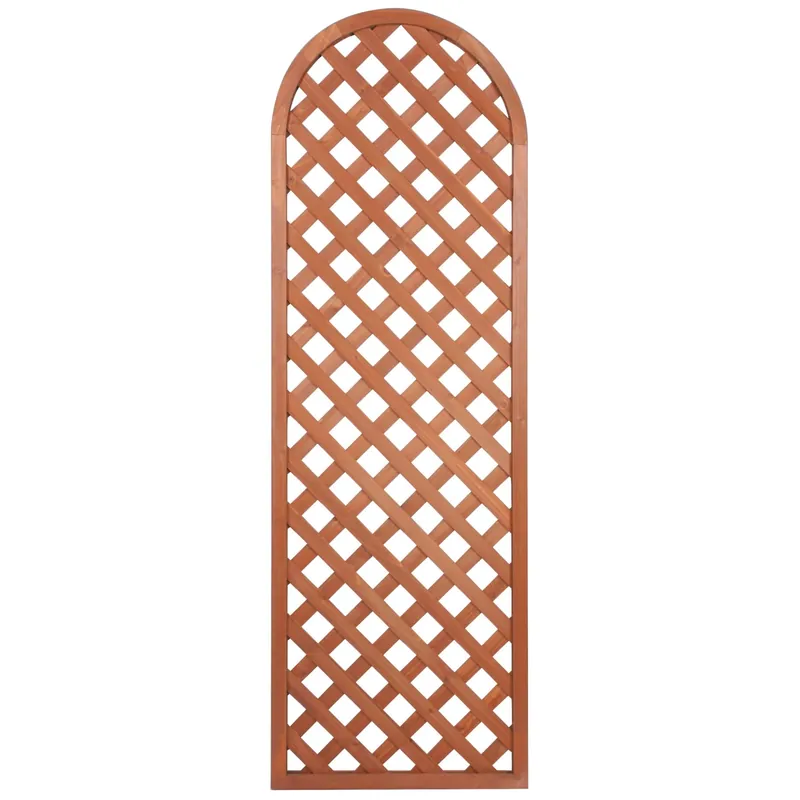 Traliccio fisso ad arco con cornice 1,8 m x 0,6 m ciliegio Uitverkoop