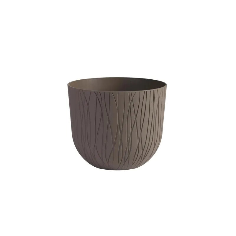 Vaso da esterno NATUREmood beige scuro 30 cm Voordeelprijs