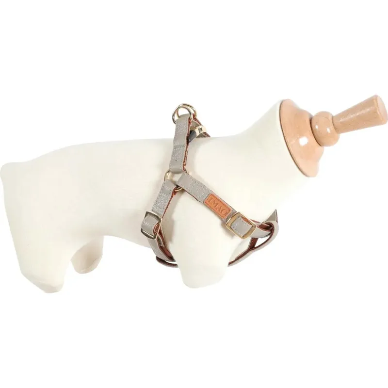 Pettorina regolabile per cani Mayfair 15 mm beige Tijdelijk Beschikbaar